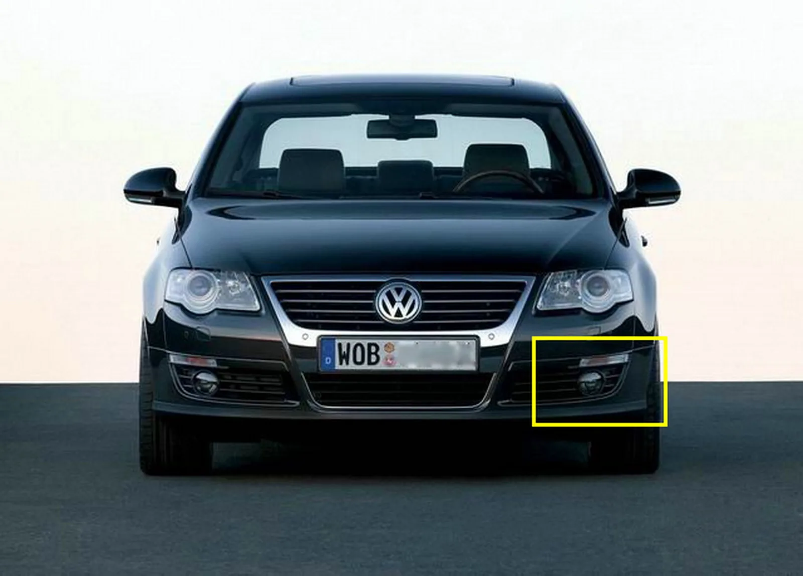 ANGRONG Front Bumper Fog Light Left Passenger Near Side N/S No Bulb For VW Passat 3C B6 2006-10 |