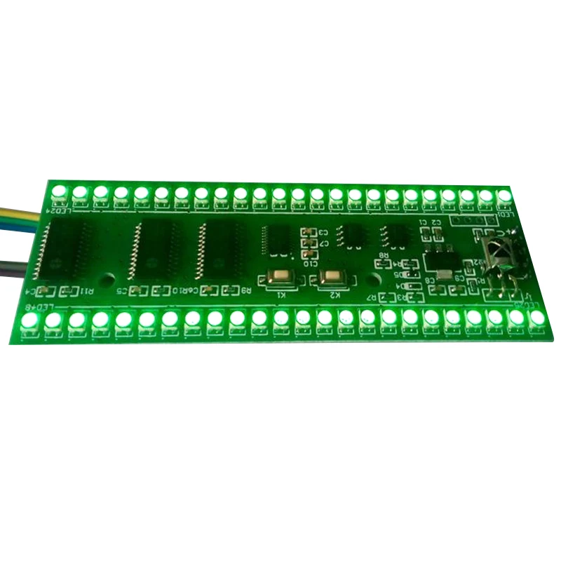 AIYIMA 5 в RGB светодиодный индикатор уровня звука VU Meter двухканальный 24 MP3 ПК динамик