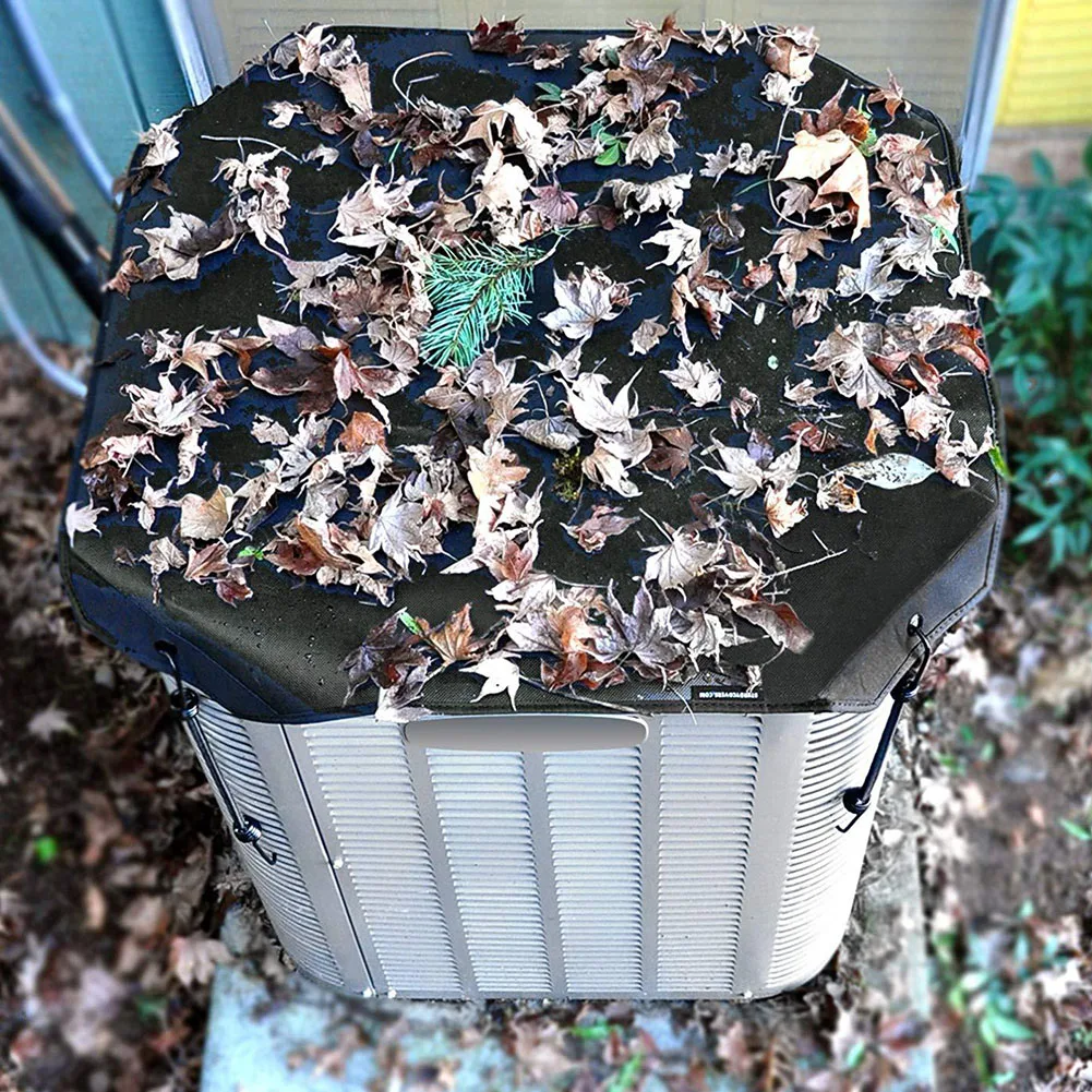 Крышка для кондиционера анти снег очистки бытовой 4 удобные крючки открытый ПВХ