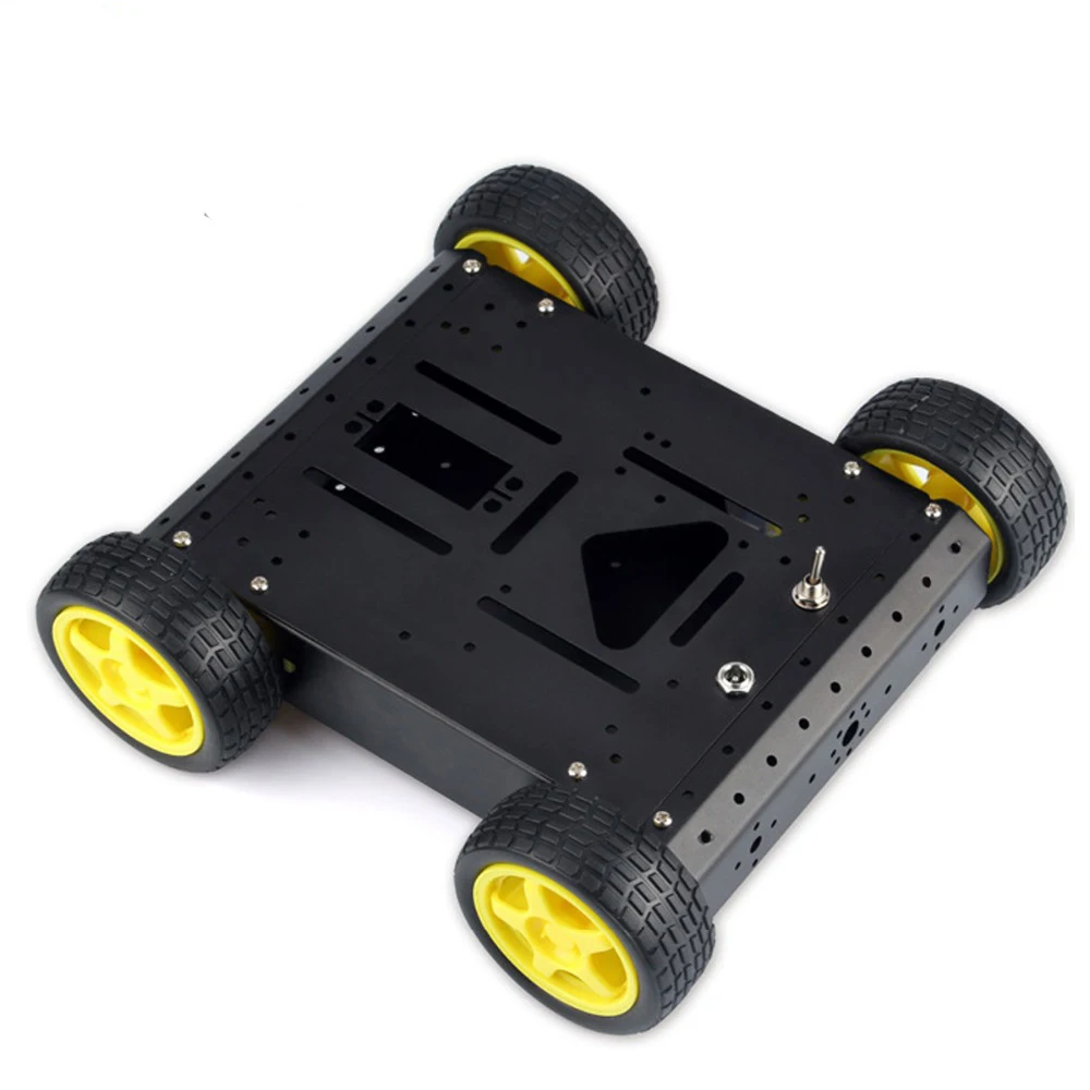 Умный робот 4WD автомобильный металлический шасси комплект для Arduino мотор