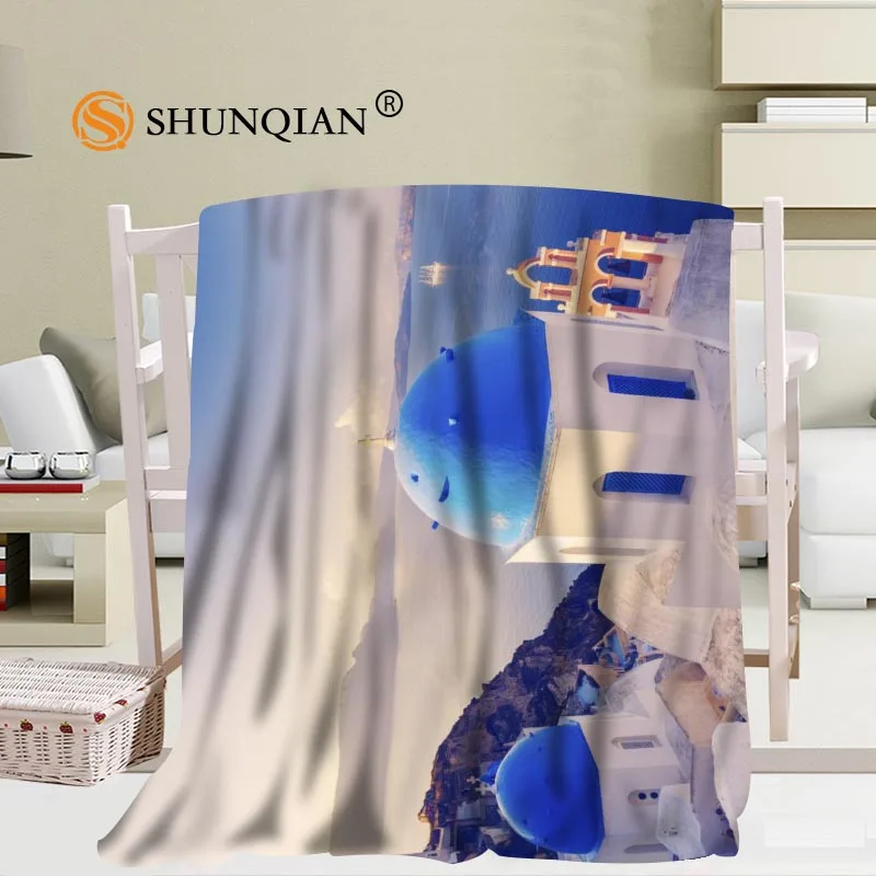 melhor Personalizado Grécia Cobertor Sofá De Escritório Cobertor Cobertor Macio Portátil Cama Avião Viagem Adulto Casa Cobertor