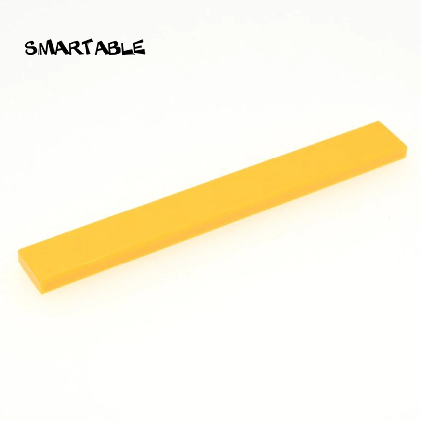Smartable плитка 1x8 с пазом строительные блоки Запчасти креативные игрушки для детей Образование Совместимость крупных брендов 4162 90 шт./лот