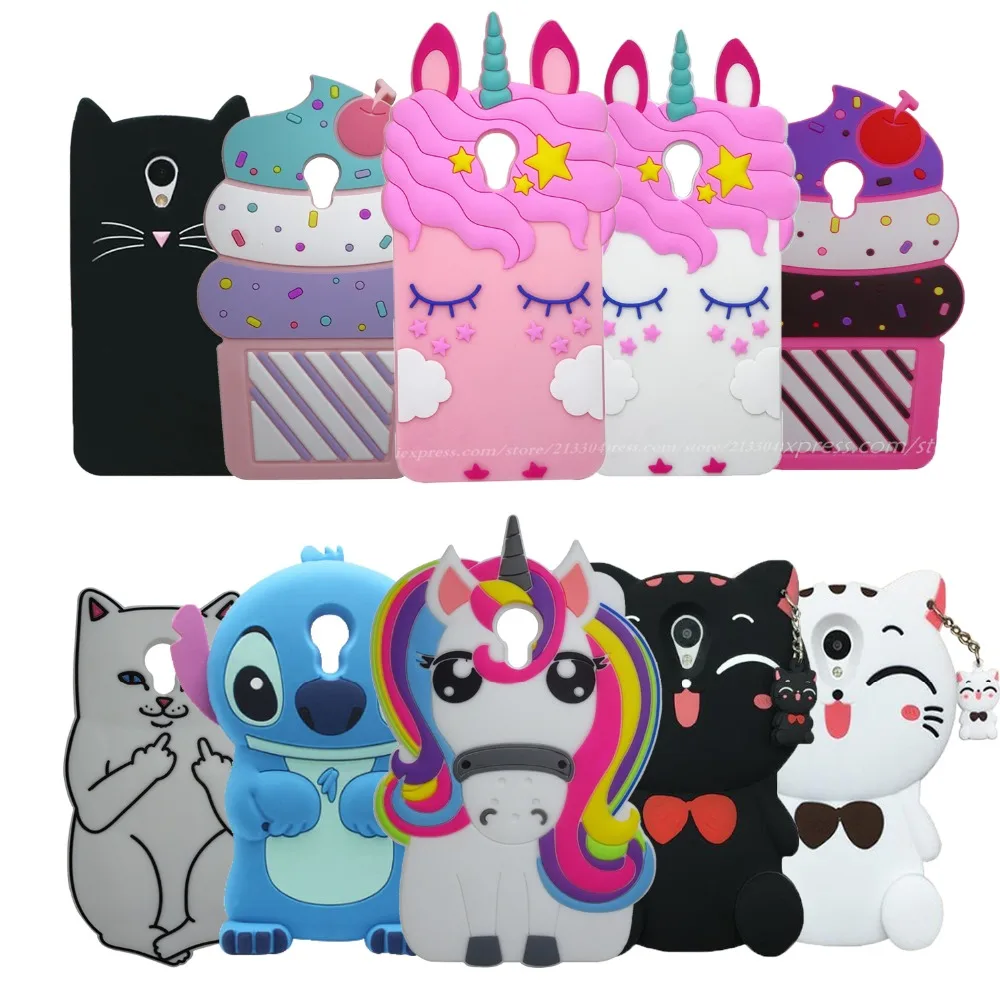 Fashion 3D Cartoon Ice Cream soft Silicone Phone Case For Meizu M5C Meilan A5 Back Cover M5 C M 5C 5.0&quot |