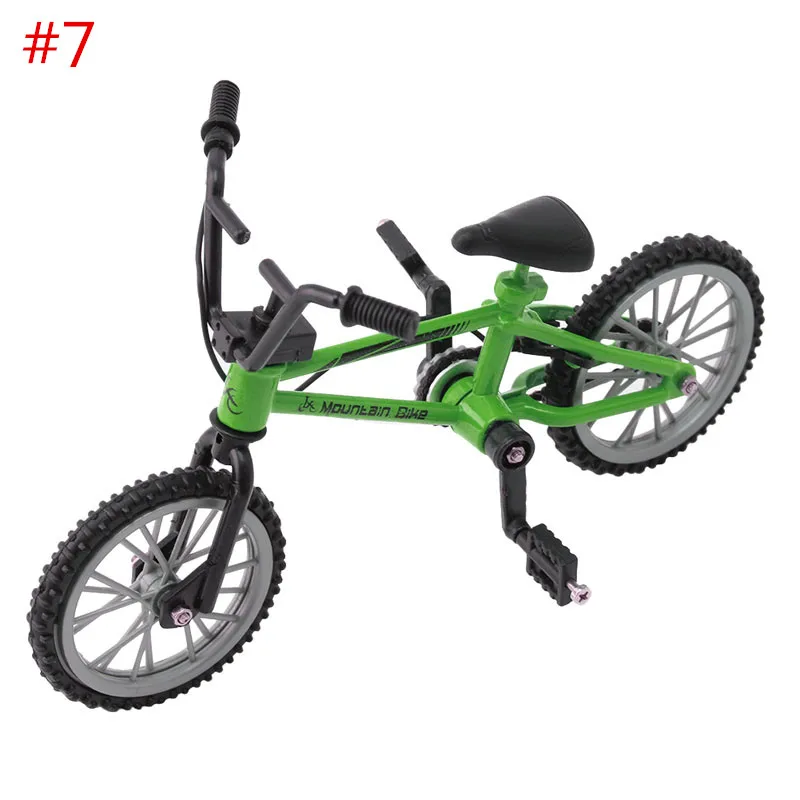 Модель велосипеда из сплава на палец миниатюрная модель MTB BMX Fixie игрушка для
