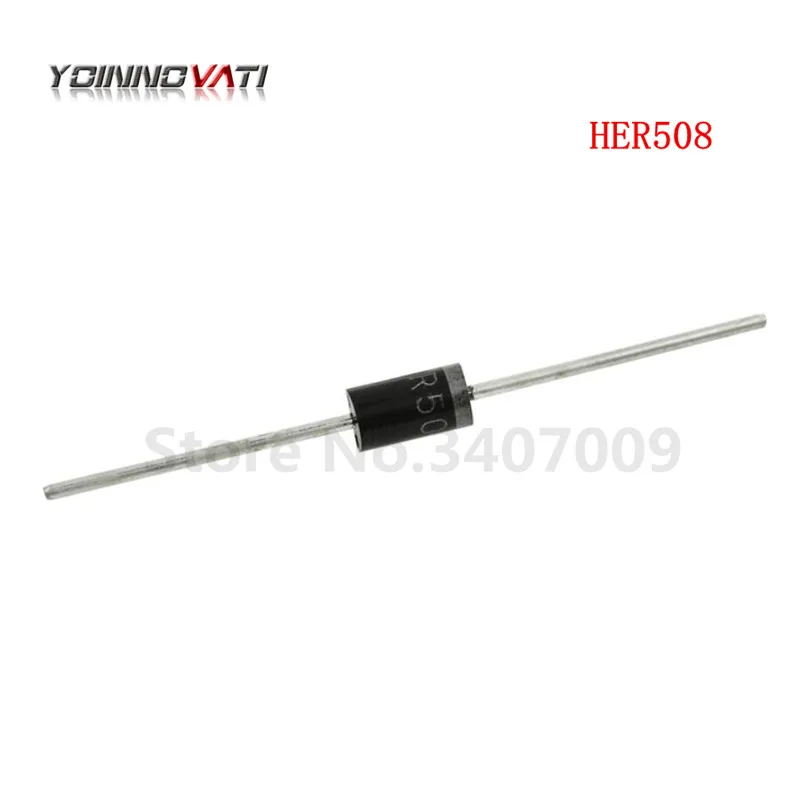 20 шт./лот HER508 диод 5A 1000V DIP Диод|Соединители| |