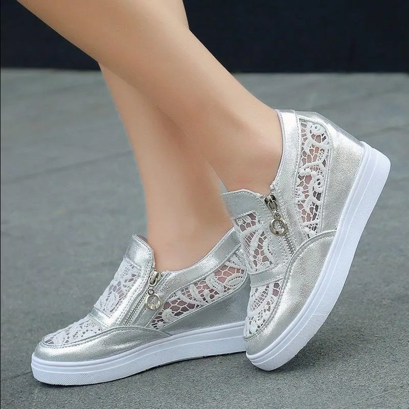 Лидер продаж 2019 года модная повседневная женская обувь из сетчатого материала на