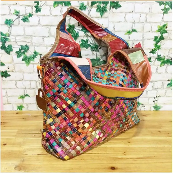 Новая классика мода сумка зимняя овчины сплит совместное вязание европейский и