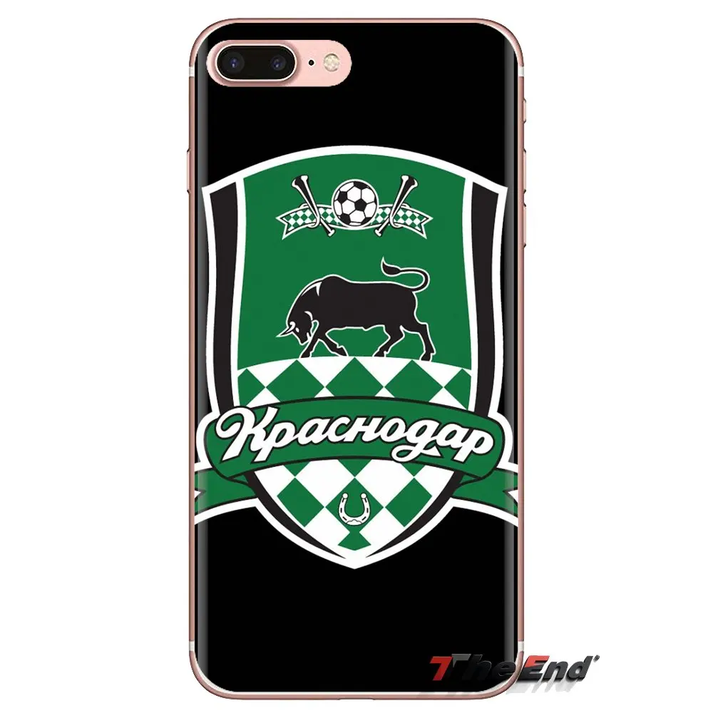 Футбольный клуб FC Krasnodar Byki мягкие чехлы из ТПУ для Xiaomi Mi3 Samsung A10 A30 A40 A50 A60 A70 Galaxy S2 Note