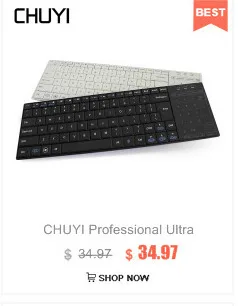 CHUYI Bluetooth 3,0 клавиатура эргономичная Беспроводная компьютерная портативная ультра-тонкая клавиатура для планшета Apple для iPad для Macbook