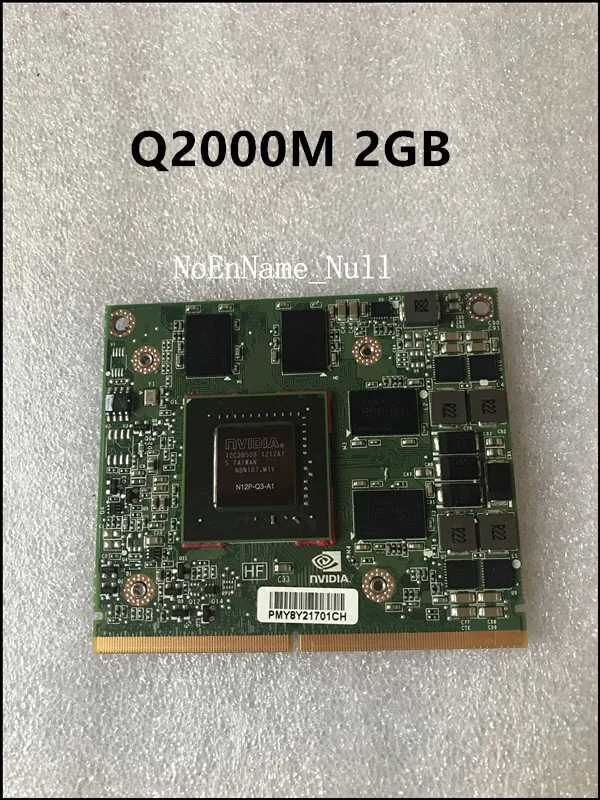Q2000M Q2000 N12P-A3-A1 2 Гб Видео Графическая карта для DELL M4600 hp 8540 Вт 8560 Вт тест