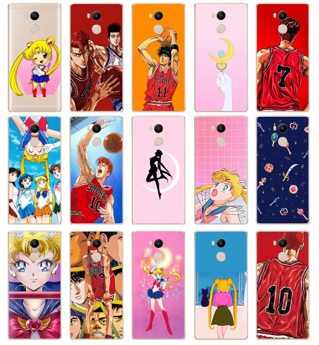 DREAMFOX M554 Slam dank Sailor Moon Мягкий силиконовый чехол из ТПУ для Xiaomi Redmi Note 3 4 5 Plus 3S 4A 4X 5A Pro