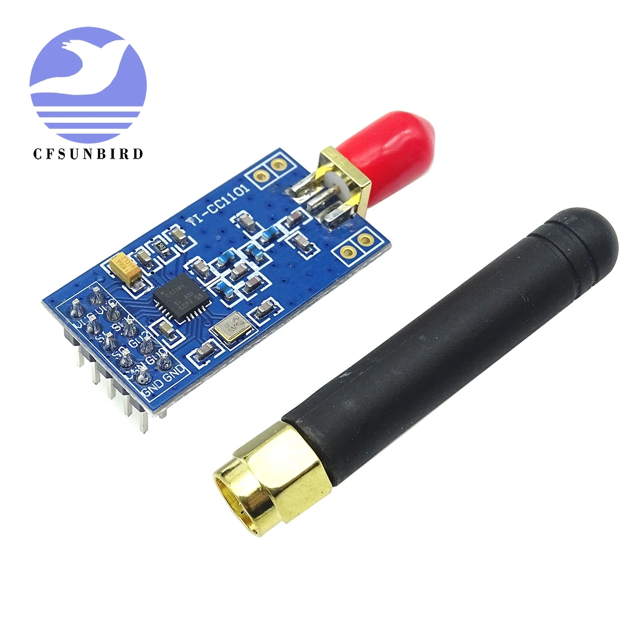 5 комплектов CC1101 беспроводной модуль с SMA антенной приемопередатчик для Arduino