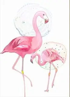 Diamond Painting 3 Три картины 5D DIY Алмазная картина Фламинго Алмазная вышивка крестиком цветочное украшение рукоделие мозаика Стразы - Цвет: Diamond Painting 3