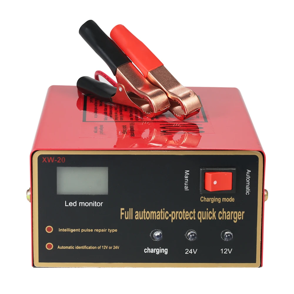 12V/24V Intelligent Automatic LED Charger Pulse Repair Type Maintainer battery charger for Lead Acid Lithium Battery 140W AC220V |