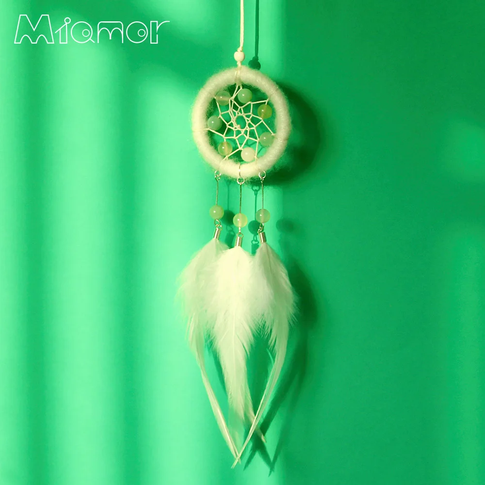 Женское Ожерелье с натуральным камнем MIAMOR подвеска в форме Ловец снов украшение