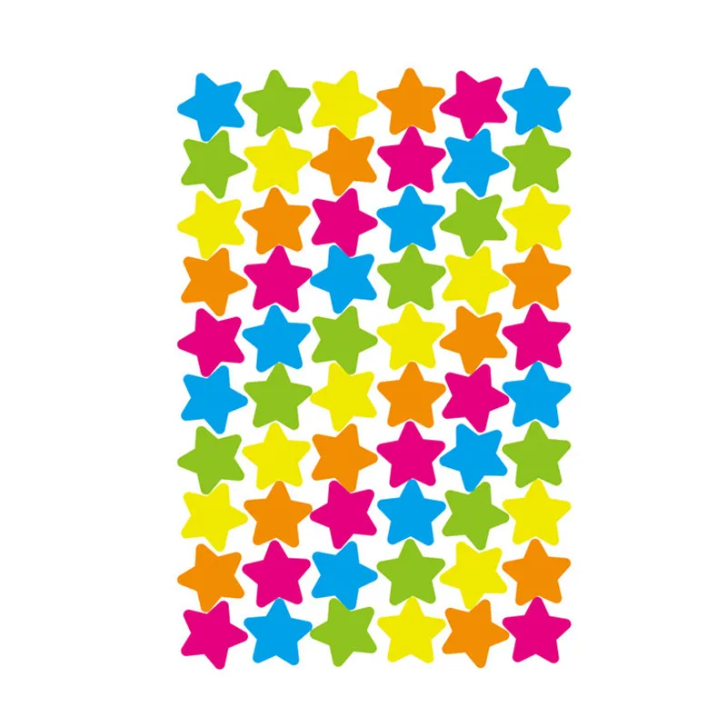 Colorful Dot Love Stars Shape Funny Toy Sticker Kids Paper Diary Journal Scrapbook Decorative Stickers for Children Classic Toys |
