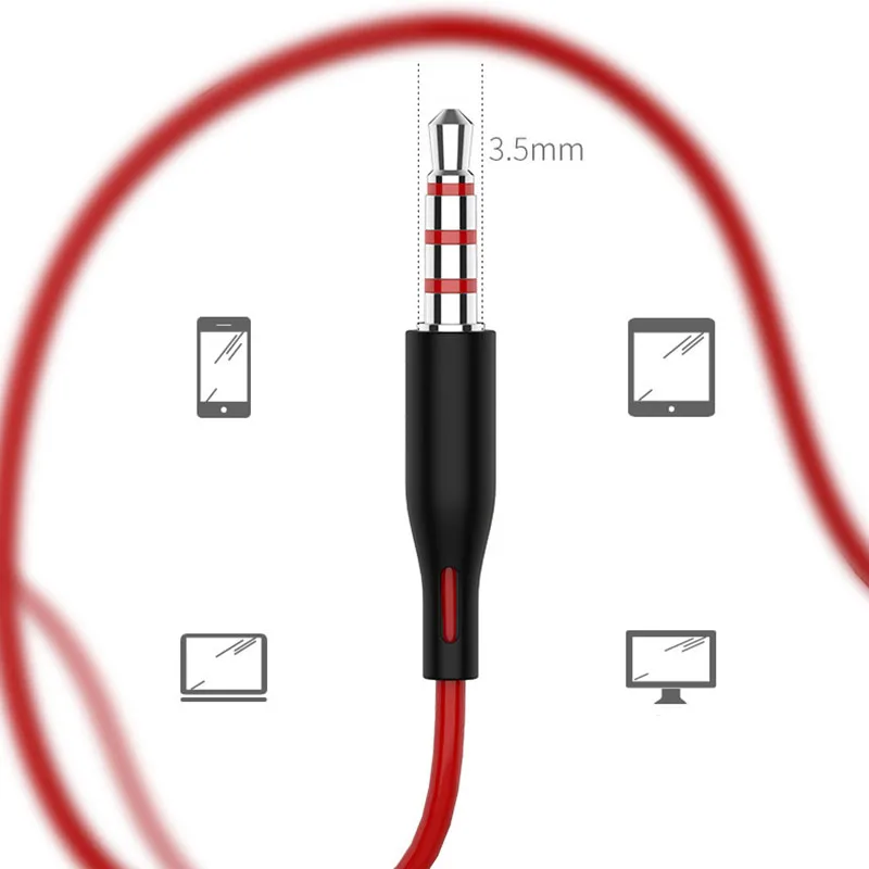 Наушники In-Ear стерео проводные универсальные 3 5 мм наушники для наушников