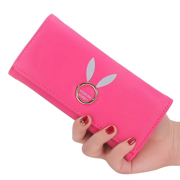 Женские кошельки Сумка с милым Кроликом Дамский кошелек для монет держатель карт