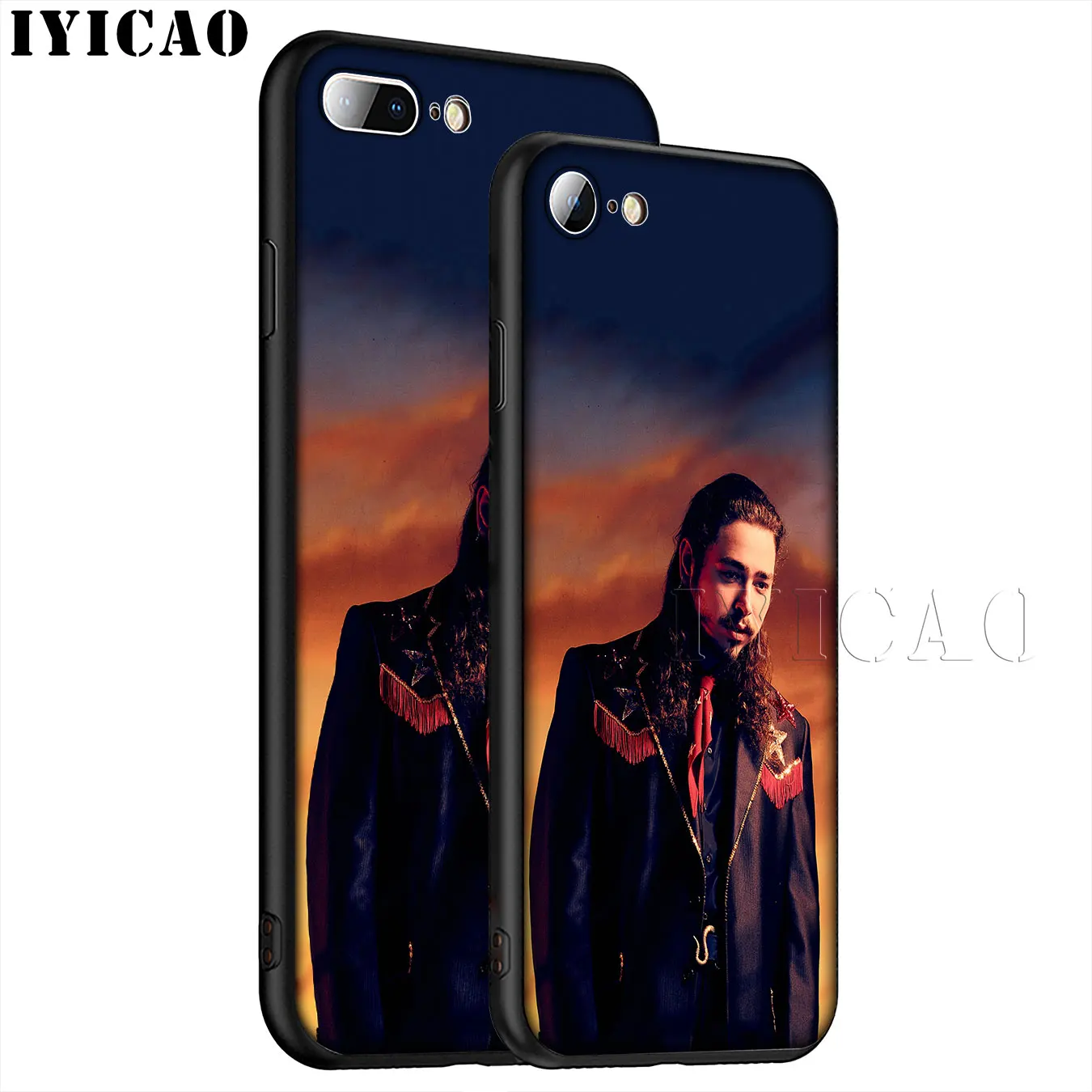 IYICAO Post Malone Мягкий силиконовый чехол для телефона iPhone XR X XS 11 Pro Max 6 6S 7 8 Plus 5 5S SE TPU