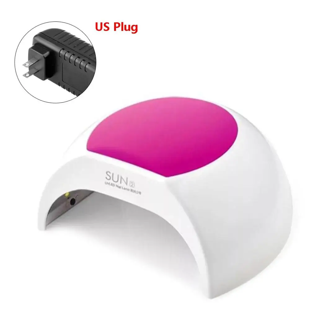 US Plug 48 Вт УФ-Сушилка для ногтей, светодиодный светильник для полимеризации ногтей, Установка таймера, маникюрный аппарат EU/UK/US Plug2019, новинка - Цвет: US Plug