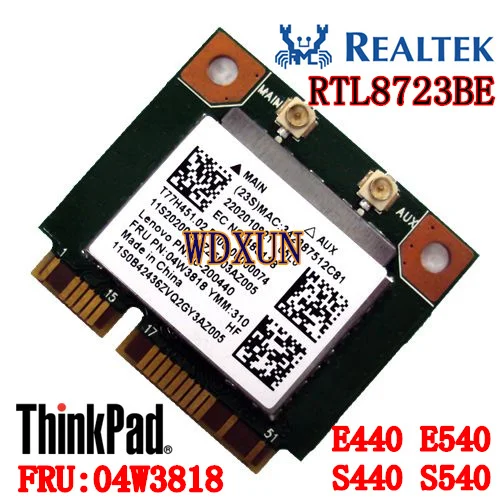 Realtek Rtl8723be для Lenovo Thinkpad E440 E540 S440 S540 специальная беспроводная карта Fru: 04w3818 Wifi