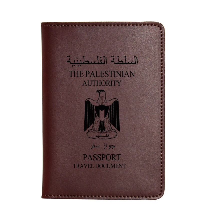 Обложка для паспорта Palestine простая кожаная обложка загранпаспорта загранпаспорт