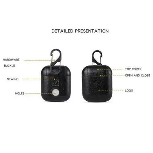 Final Fantasy игровой кожаный PU чехол для гарнитуры мультфильм Airpod анти потери