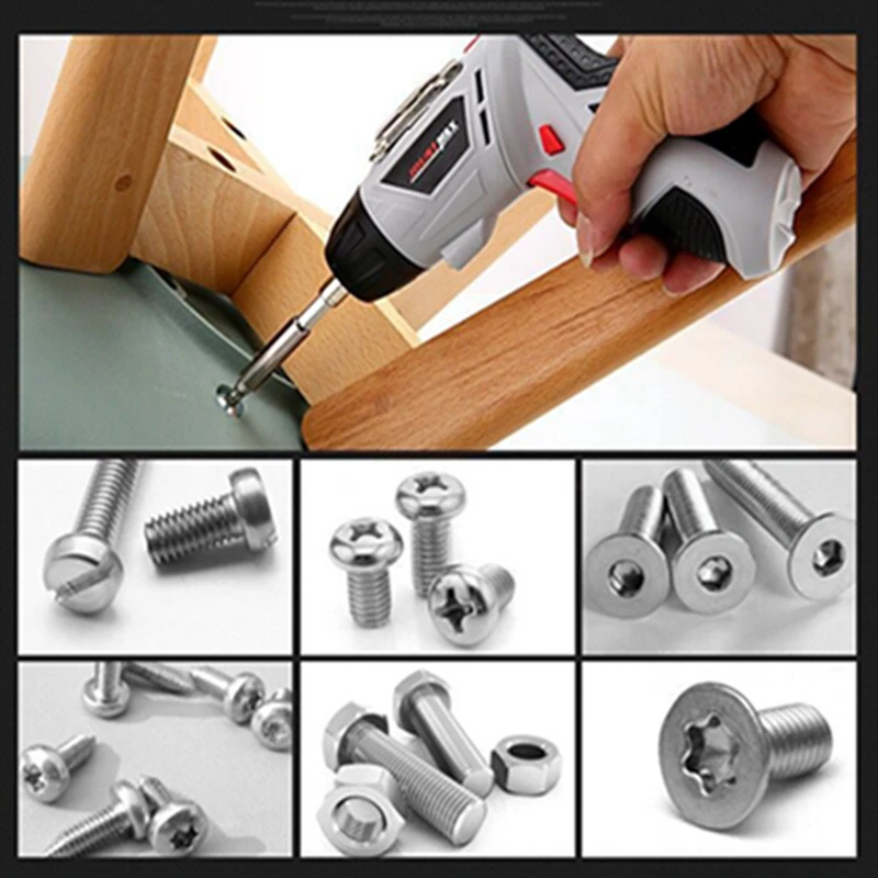 Беспроводная отвертка набор электрических отверток бытовой DIY инструменты