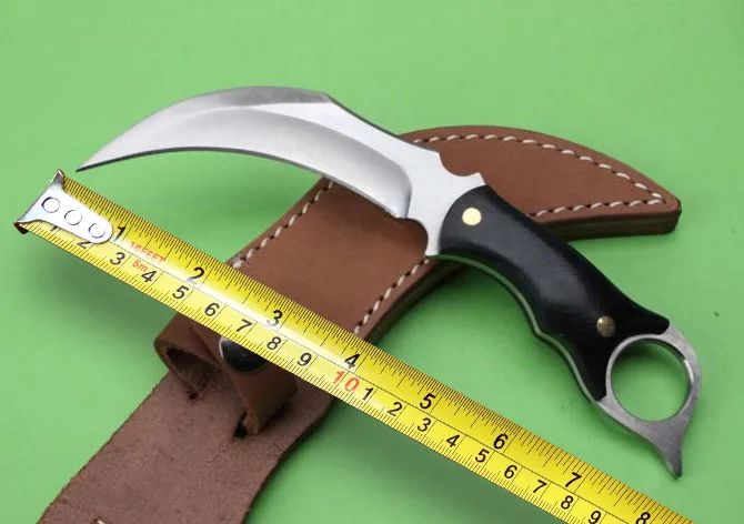 Toplu Cs go karambit Camping Survival Neck Knife 5Cr13 Blade Micarta Handle Outdoor Multi Knives Tacticla Fixed EDC Tools | Инструменты