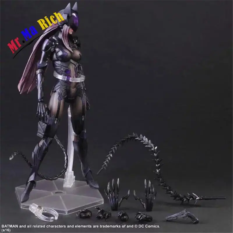 Playarts Kai Catwoman Селина Кайл Бэтмен Фигурка Brinquedos ПВХ фигурка Коллекционная модель