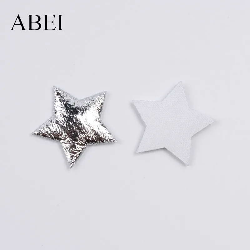 100 шт. 20 мм маленькие серебряные Звездные украшения для открытки скрапбукинга