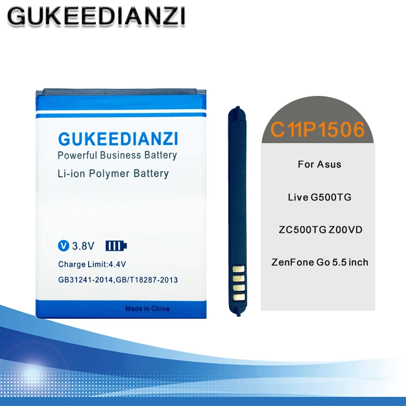 Аккумулятор GUKEEDIANZI C11P1506 2070 мАч для Asus Live G500TG ZC500TG Z00VD ZenFone Go 5 дюйма сменные