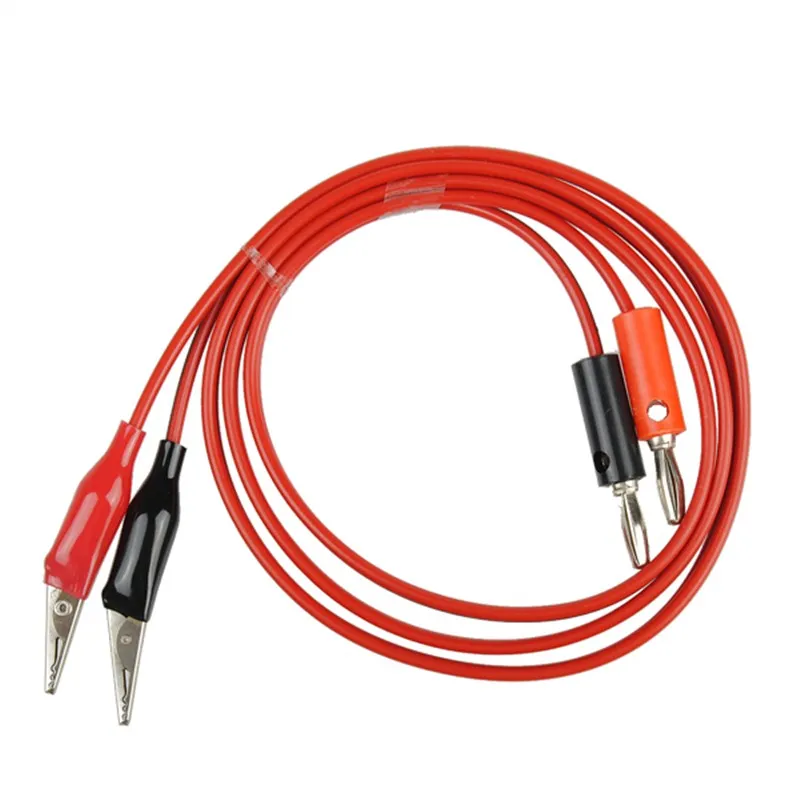 Двойной стежок Аллигатор тестовый провод зажим для пробного кабеля