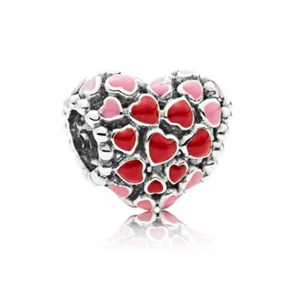 Dodocharms Fit Pandora Браслеты для C Новая мода DIY Винтаж Панк маленькая яблоня собака Дерево любовь сердца цветы бусины - Цвет: X269