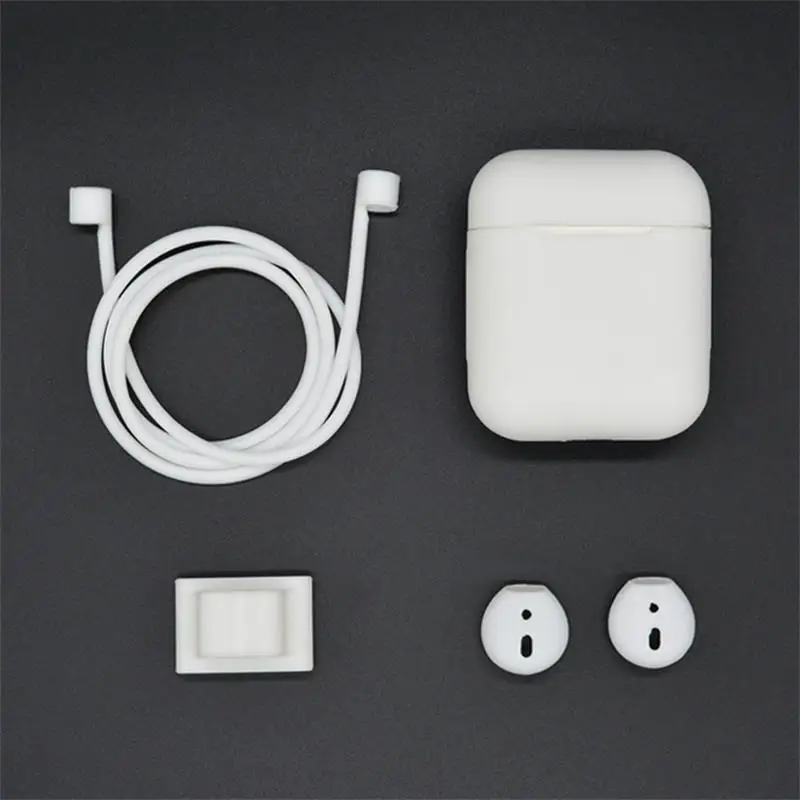 Силиконовый защитный чехол для наушников комплект Apple AirPods Аксессуары комплекты |