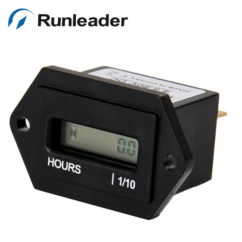 RL-HM008 Digital LCD AC 220V Powered Engine Hour Meter Used For Diesel Marine Vehicles Generator Kilns Pump Traffic | Автомобили и
