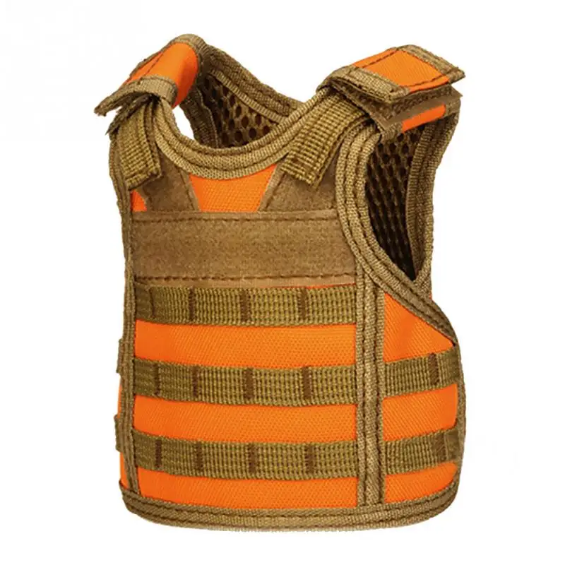 Тактический жилет слой Военная бутылка пива набор мини Molle жилет охотничья бутылка напиток набор регулируемые плечевые ремни