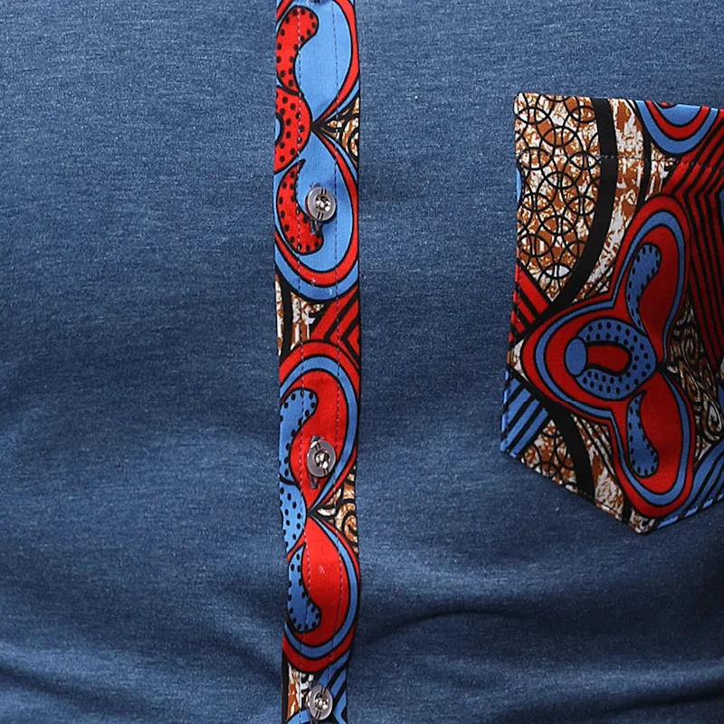 Рубашка Dashiki мужская с Африканским принтом новинка 2021 мужские классические