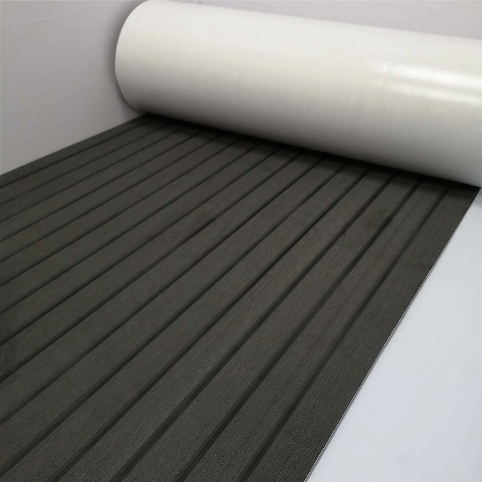 Charcoal Gray-Black EVA пена тик настил лист лодка пол ковер самоклеющиеся 90см240см/35," 94,5" серый или коричневый цвет морской аксессуары - Цвет: Charcoal Gray-Black
