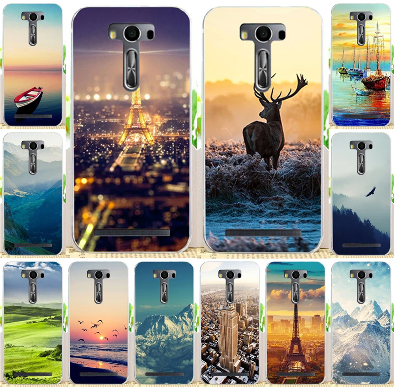 Красивые Пейзажи Печать Case Для Asus Zenfone2 Zenfone 2 Laser ZE500KL ZE500KG 5.0 дюймов Телефон И