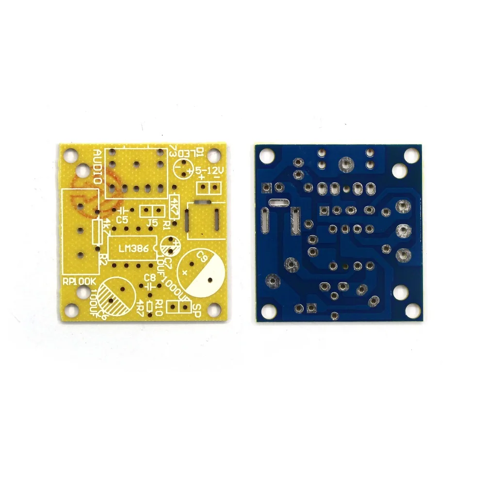 Умный электронный DIY Набор LM386 супер мини аудио усилитель DIY набор Trousse LM386 Amplificador Модуль платы 3,5 мм 3-12 В