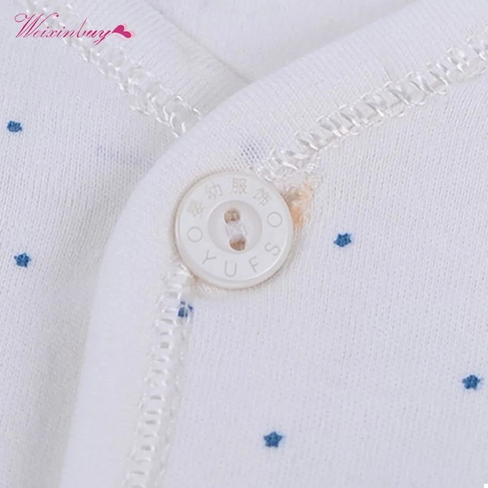 WEIXINBUY/5 шт./компл. Одежда для новорожденных мальчиков и девочек хлопковые топы с
