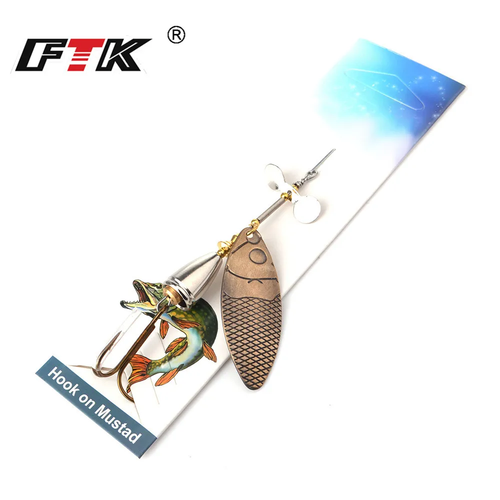 FTK 1 шт. Спиннер приманка рыболовные приманки 16,5 г 10 см Pesca Спиннер блесток блестка длинный Литой цветной Карп Щука рыбалка