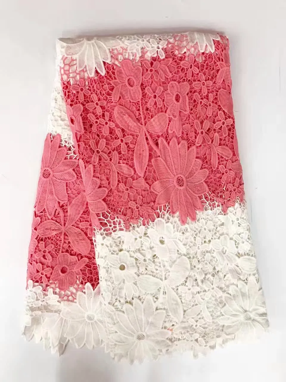 New design african guipure lace fabric 2017 net high quality cord for wedding | Дом и сад