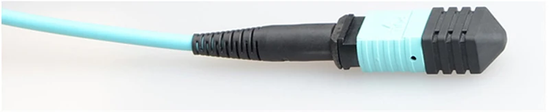 2pcs 8/12/24 core MTP/MPO fiber loopback cable female male OM3 Aqua Optical fibre Circuitors MPO free Shipping ELINK