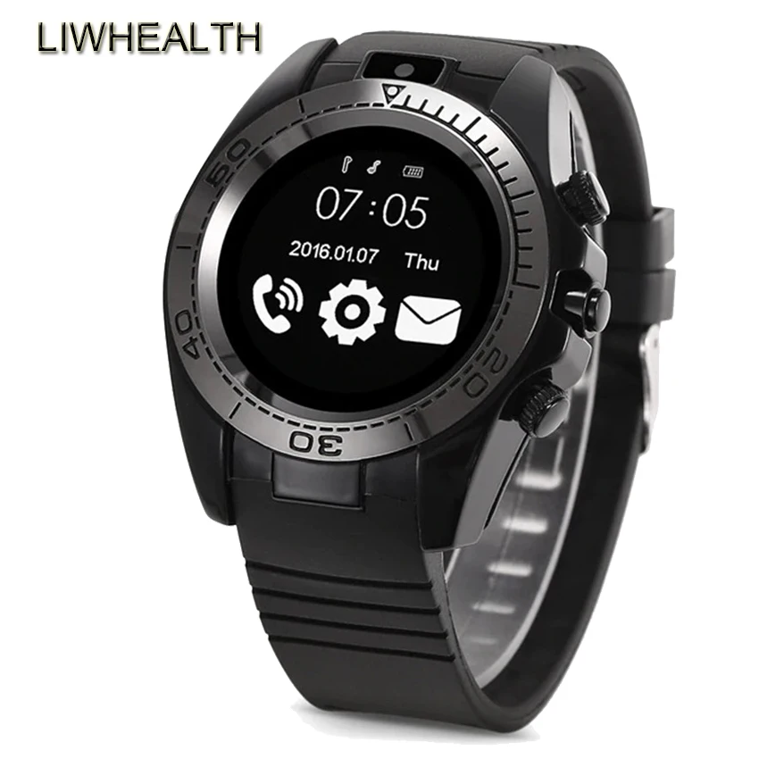 SW007 Bluetooth Смарт часы телефон с камерой 360 спортивные для мужчин 2G Sim/музыка