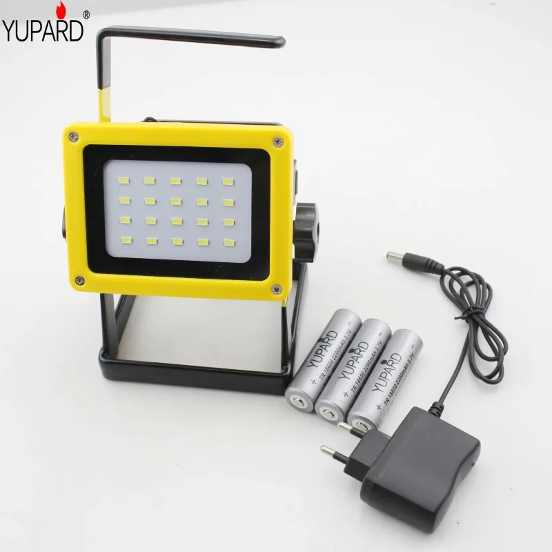 YUPARD прожектор 20 * SMD Светодиодный кемпинг наружный фонарик + прямое зарядное