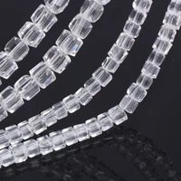 olingart square 23468mm austria crystal beads charm glass beads crystal color loose spacer bead for diy jewelry making
