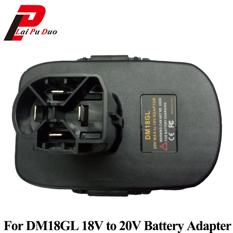 Адаптер аккумуляторной батареи DM18GL для Dewalt инструмент 18 в и адаптер Milwaukee