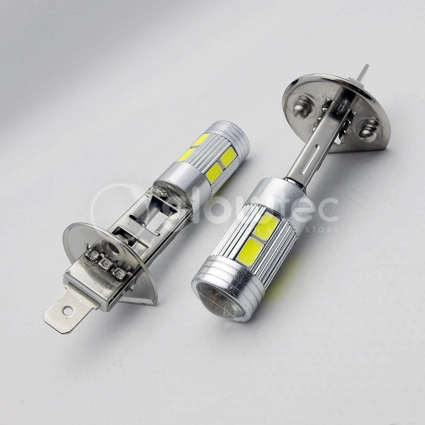 Оптовая продажа 10 шт. H1 SMD 10SMD яркая 5630 Автомобильная противотуманная фара лампа